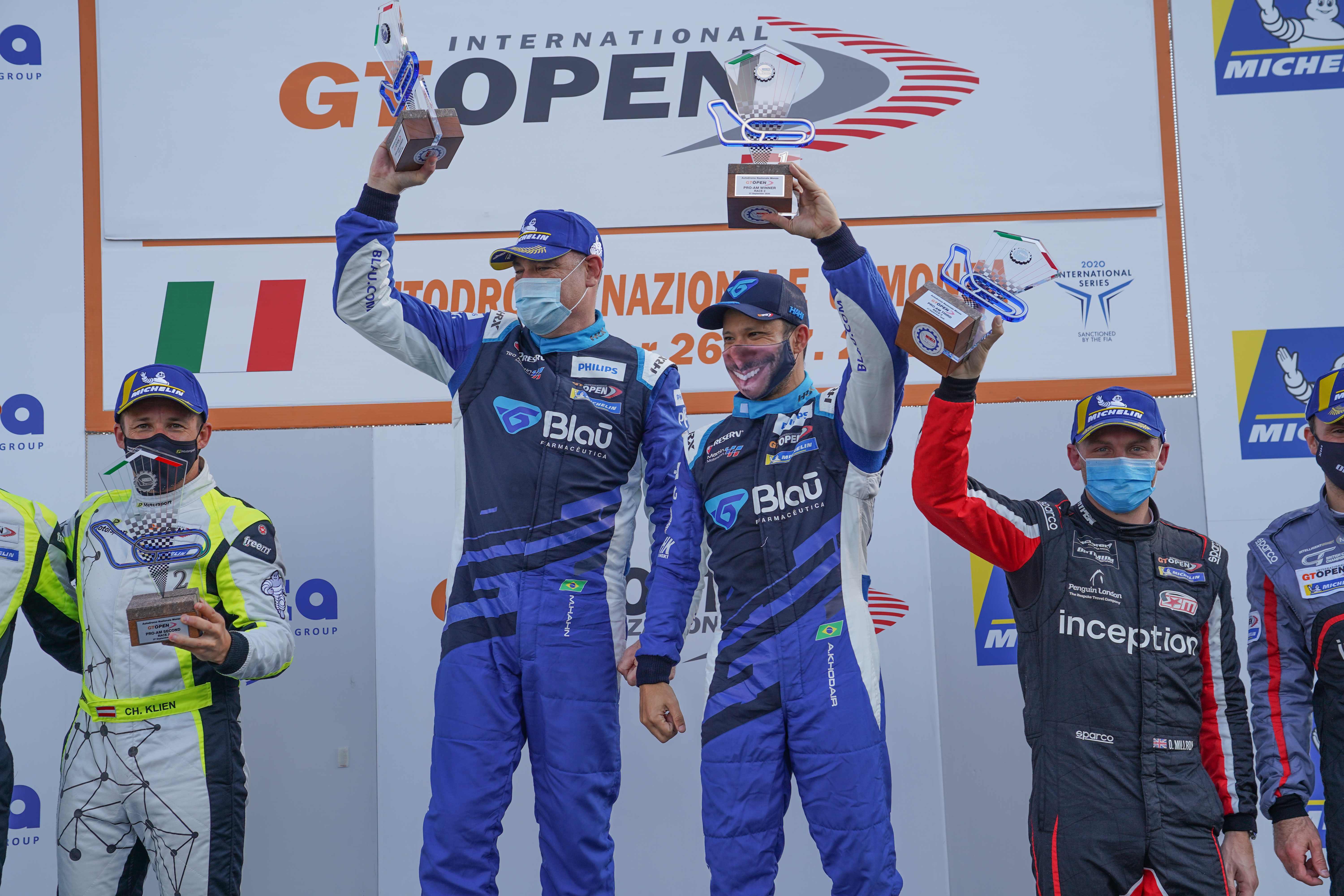 Com pódio e vitória em Monza, Marcelo Hahn assume a liderança a GT Open