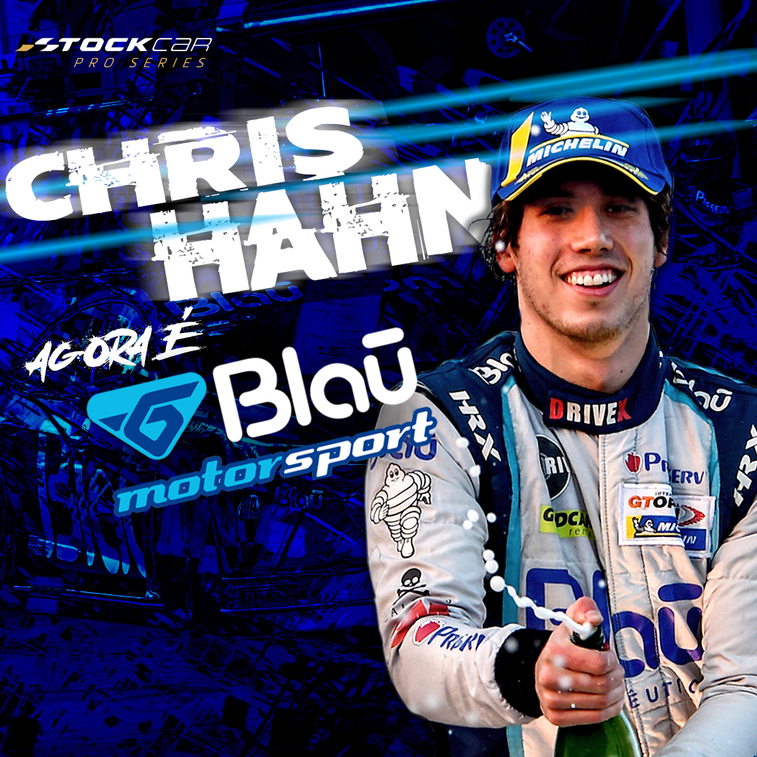 Blau Motorsport anuncia Chris Hahn e vai disputar a temporada 2021 da Stock Car com três carros no grid 